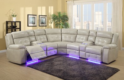 POWER SECTIONAL BEIGE